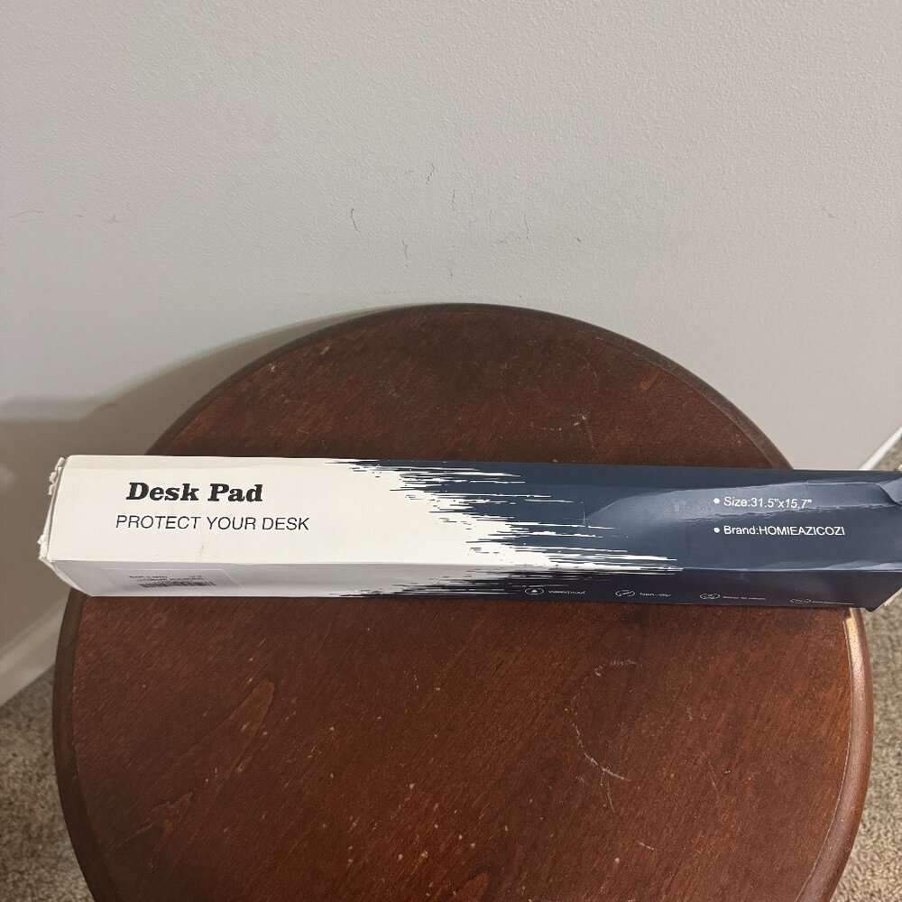 Deskpad Tan Leather, 31.5"  15.7", New in Box